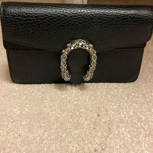 Black Super Mini Dionysus Chain Bag